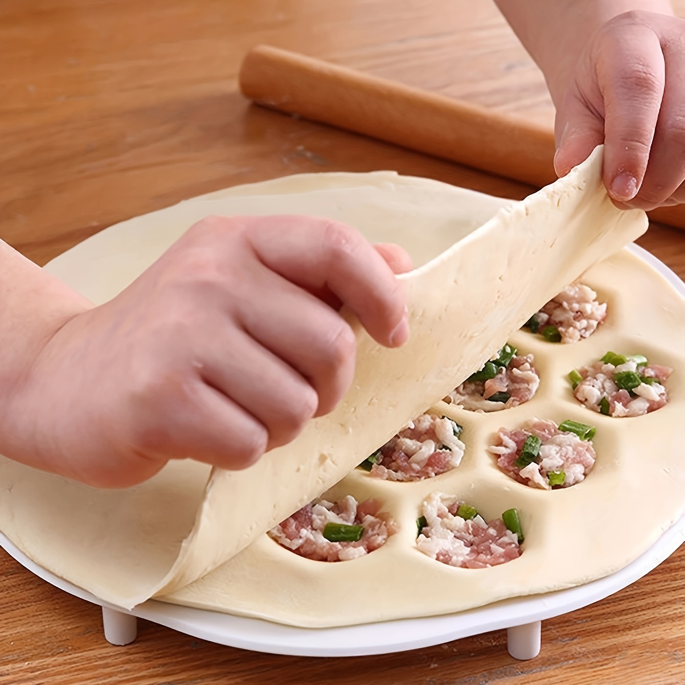 1pc- Simple Chinese Dumplings  - đánh giá và giá Kitchen Gadgets Dumpling Maker