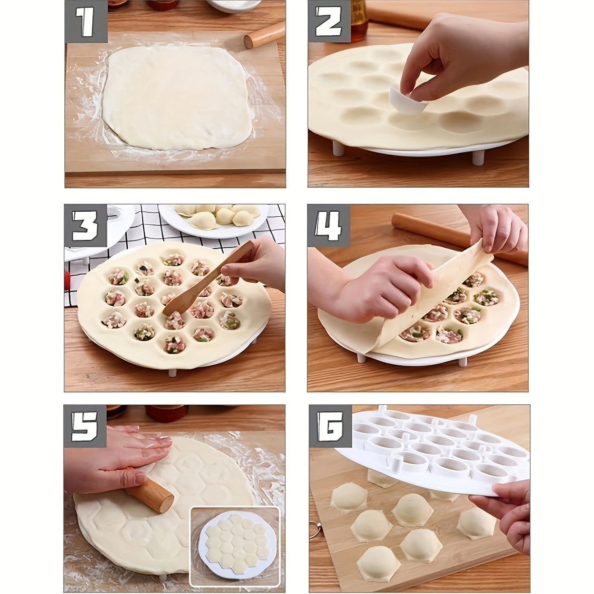 1pc- Simple Chinese Dumplings  - đánh giá và giá Kitchen Gadgets Dumpling Maker