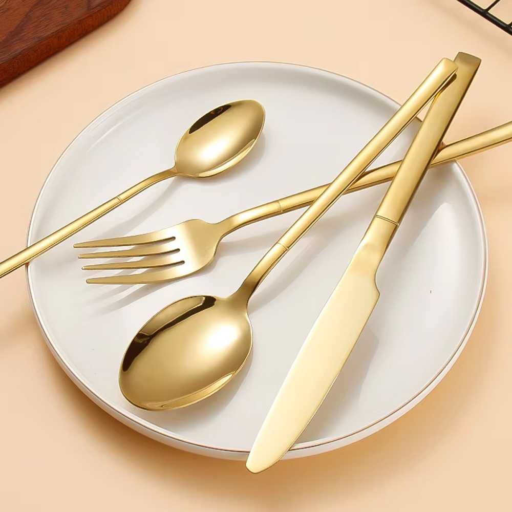 6/24/30PCS Gold Tableware Sets - đánh giá và giá Kitchen Gadgets Gold